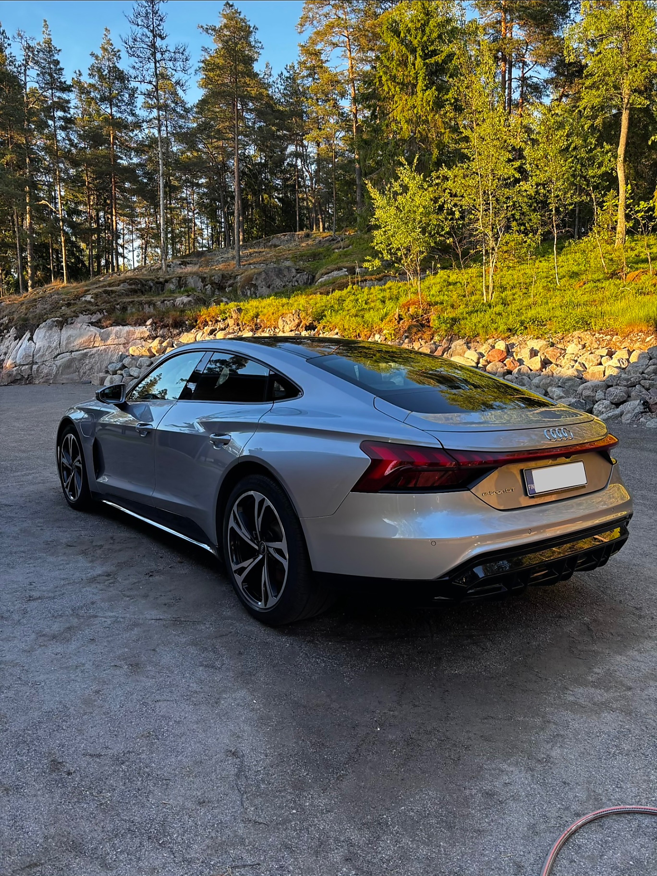 Detailed luxury car
